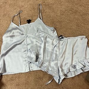 Silk cami sleep set